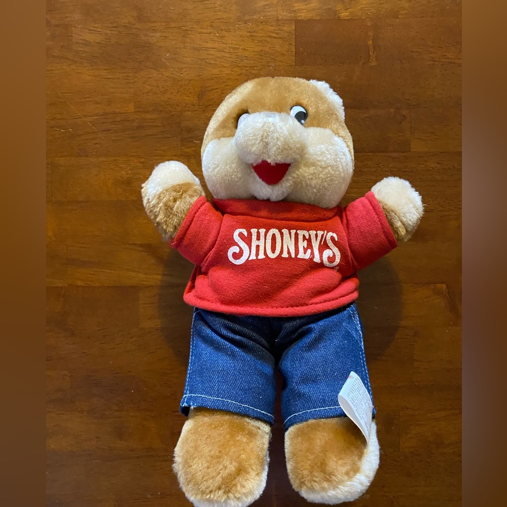 Shoneys vintage bear.